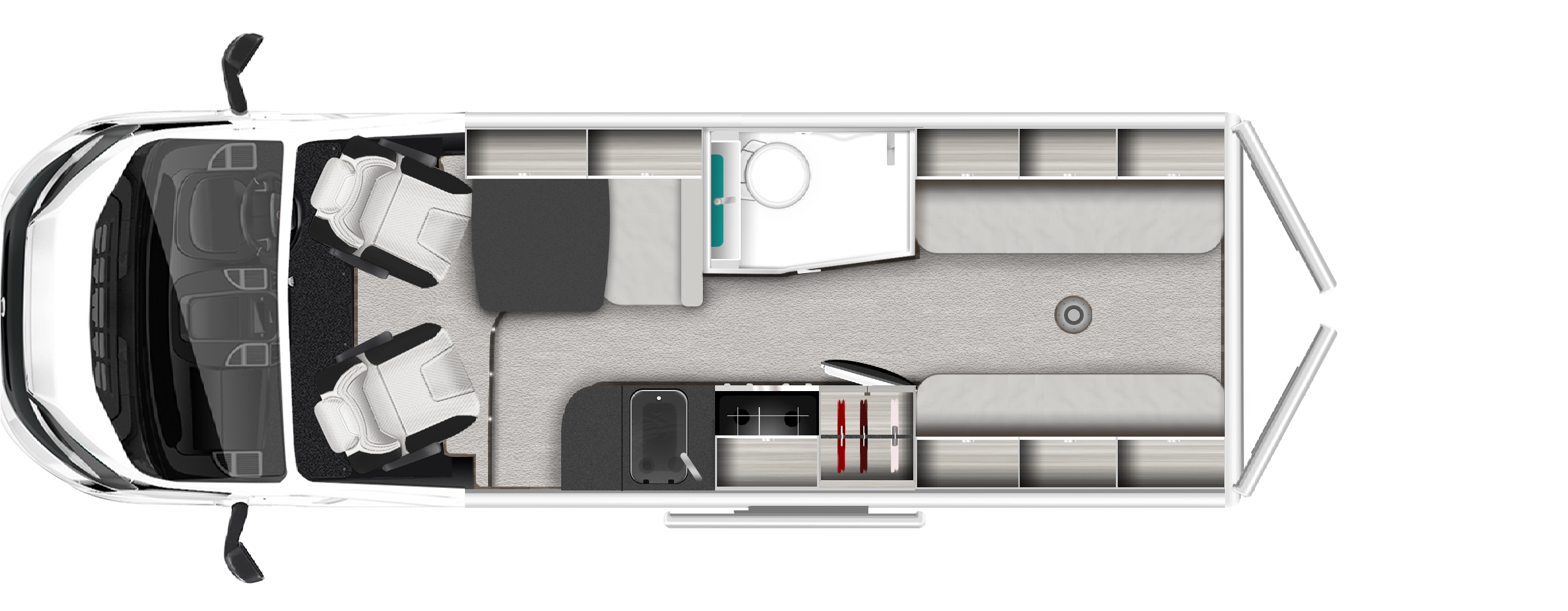  2020 Roller Team Toleno S New Motorhome layout